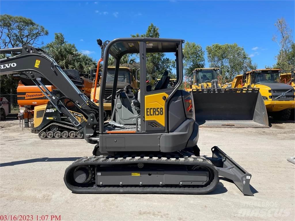 Volvo ECR58F Kāpurķēžu ekskavatori
