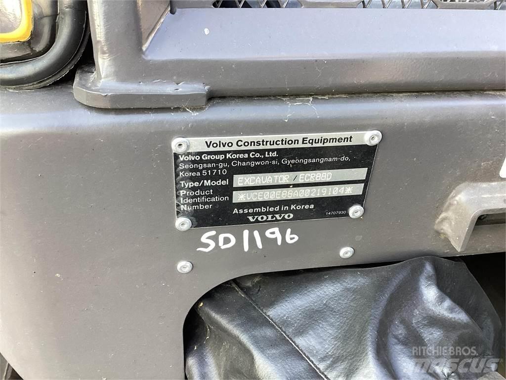 Volvo ECR88D Kāpurķēžu ekskavatori