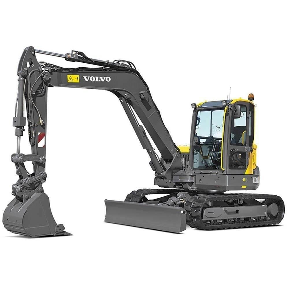 Volvo ECR88D Kāpurķēžu ekskavatori