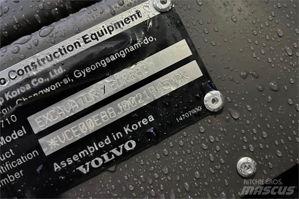 Volvo ECR88D Kāpurķēžu ekskavatori