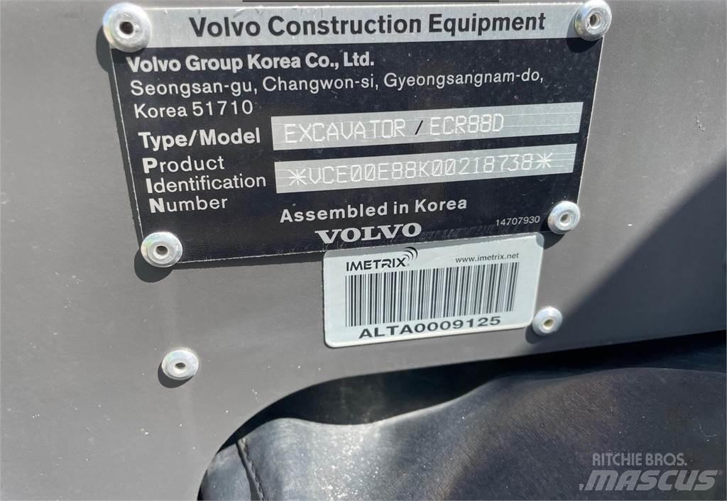 Volvo ECR88D Kāpurķēžu ekskavatori