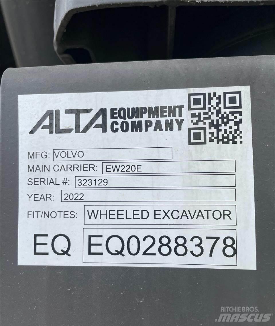 Volvo EW220E Ekskavatori uz riteņiem