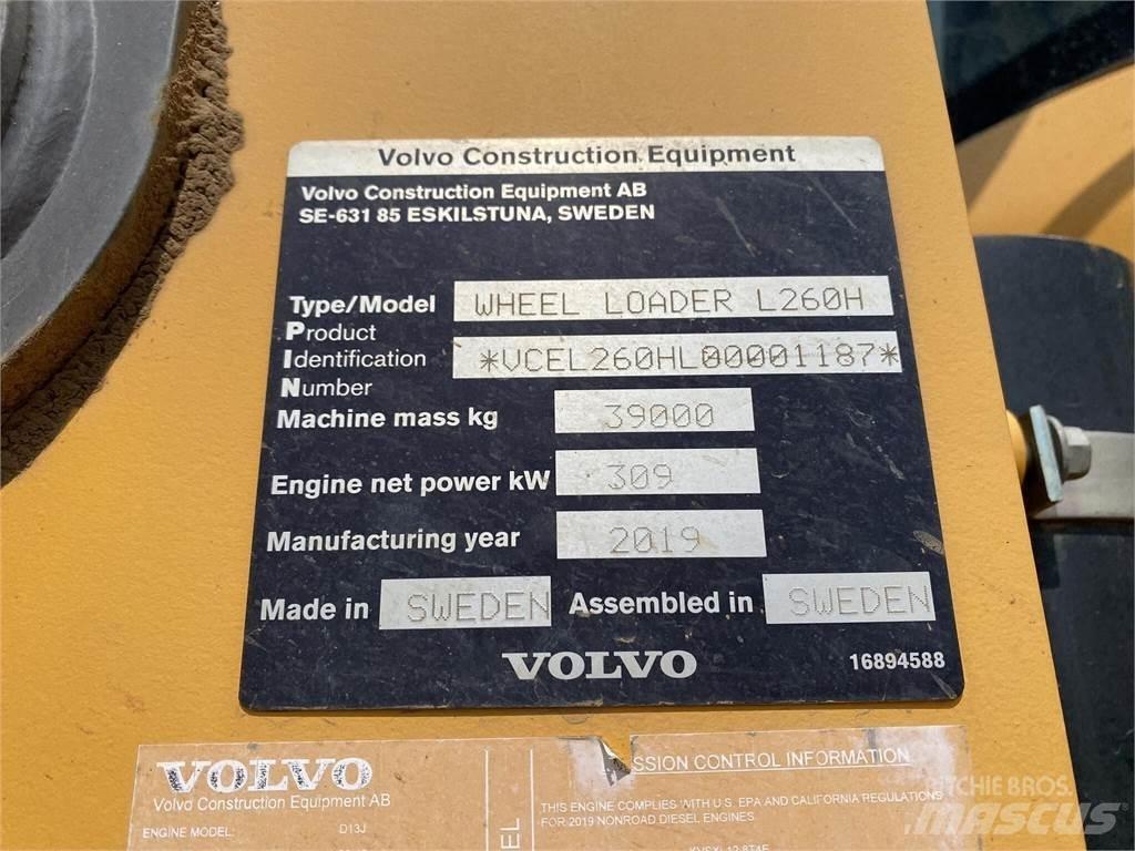 Volvo L260H Iekrāvēji uz riteņiem