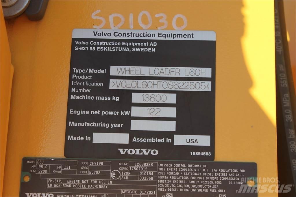 Volvo L60H Iekrāvēji uz riteņiem