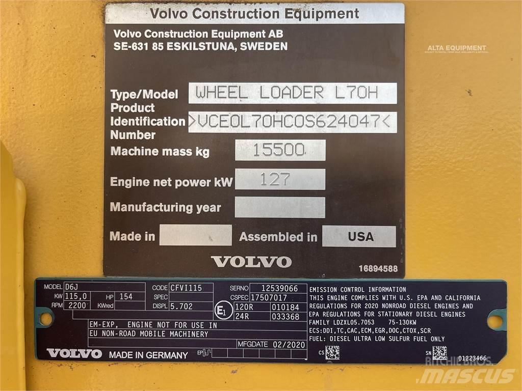 Volvo L70H Iekrāvēji uz riteņiem
