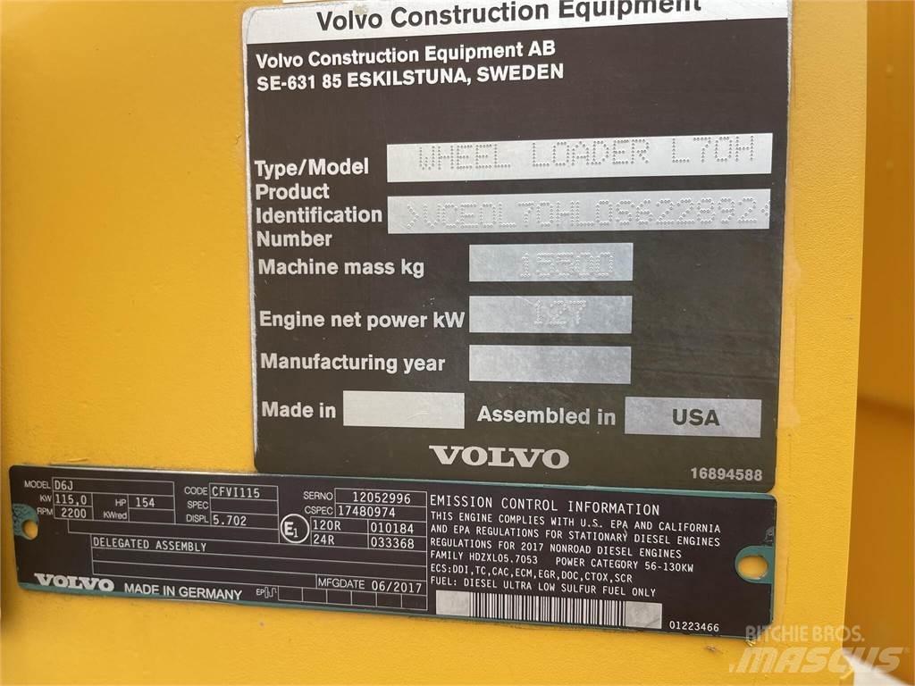 Volvo L70H Iekrāvēji uz riteņiem