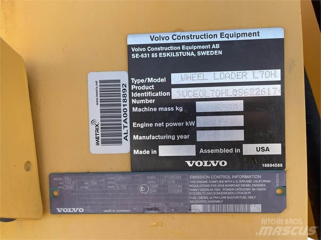 Volvo L70H Iekrāvēji uz riteņiem