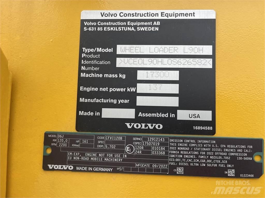 Volvo L90H Iekrāvēji uz riteņiem