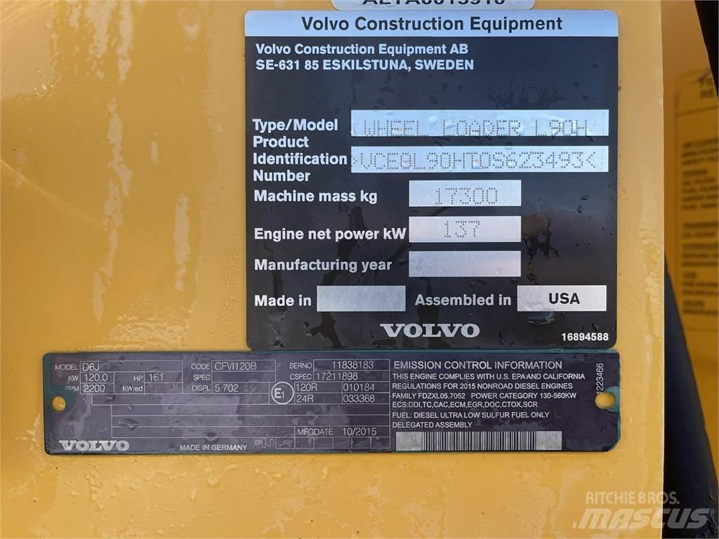 Volvo L90H Iekrāvēji uz riteņiem
