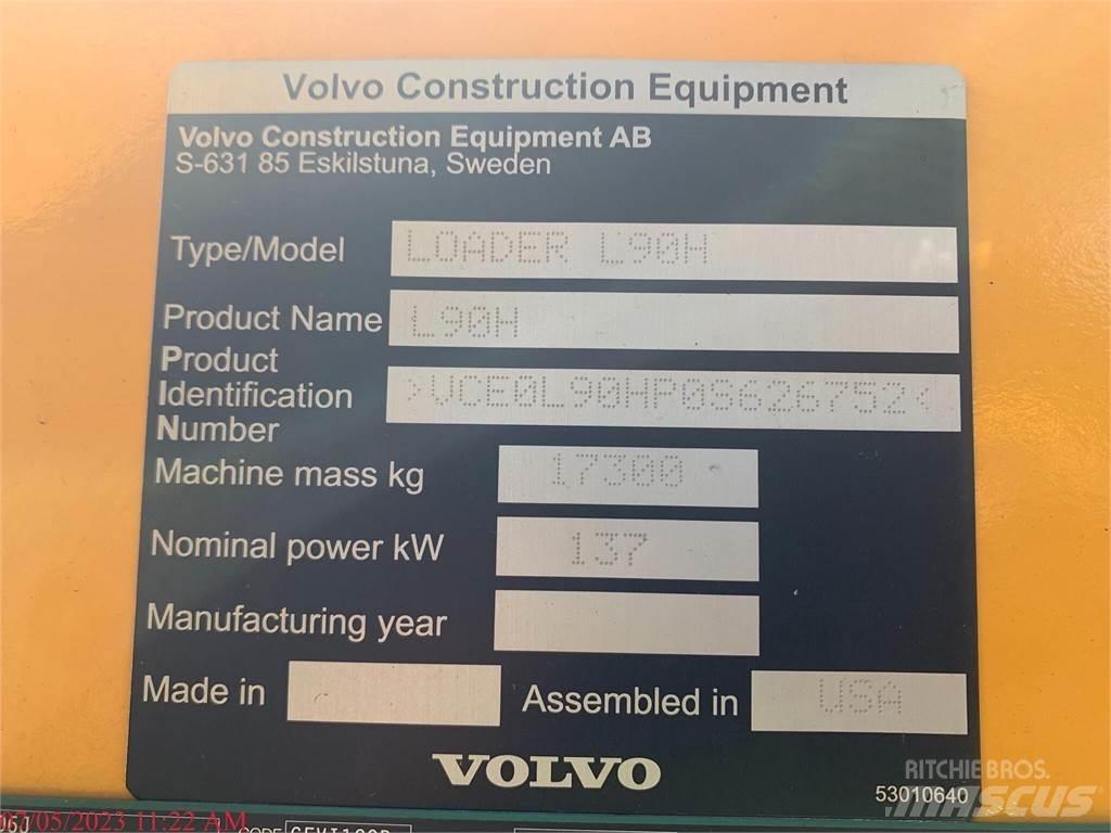 Volvo L90H Iekrāvēji uz riteņiem