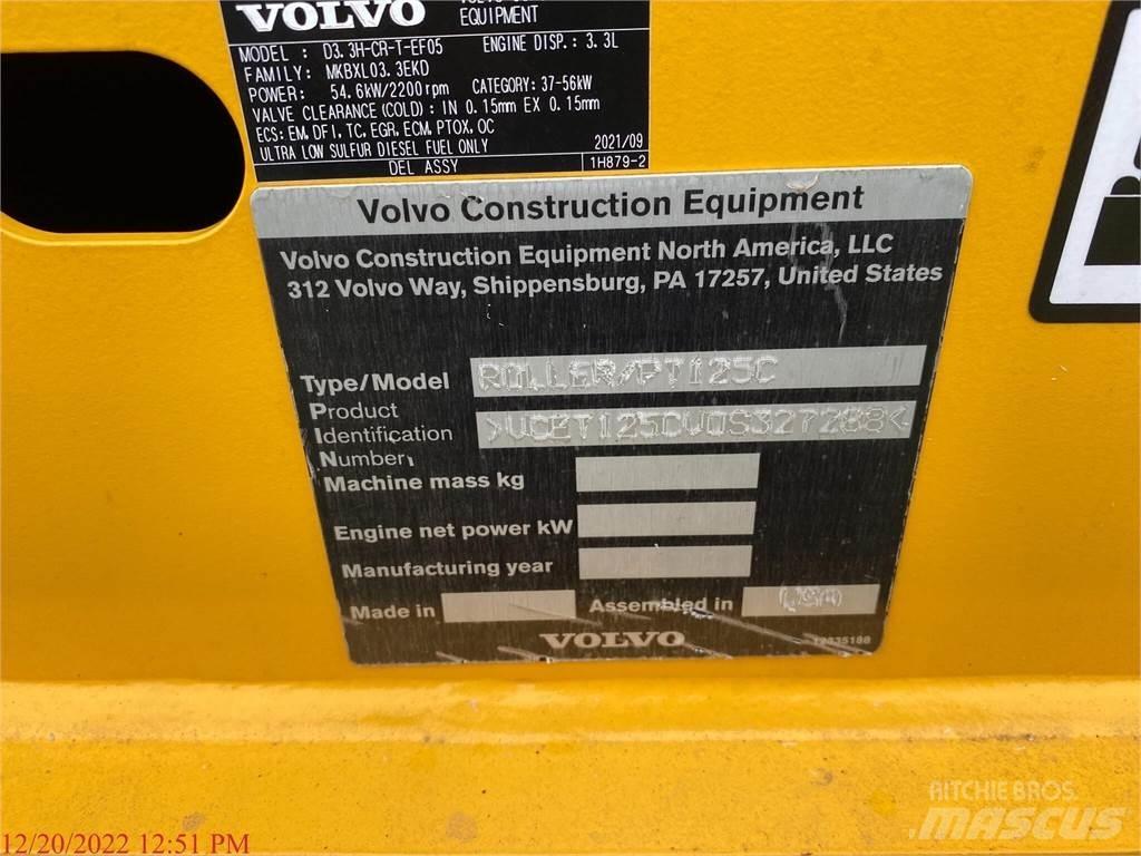 Volvo PT125C Pneimatiskie veltņi