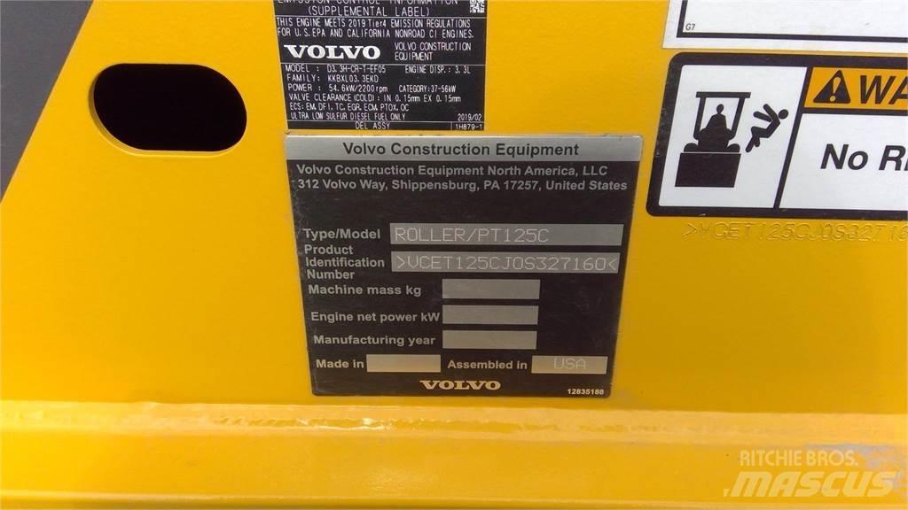 Volvo PT125C Pneimatiskie veltņi
