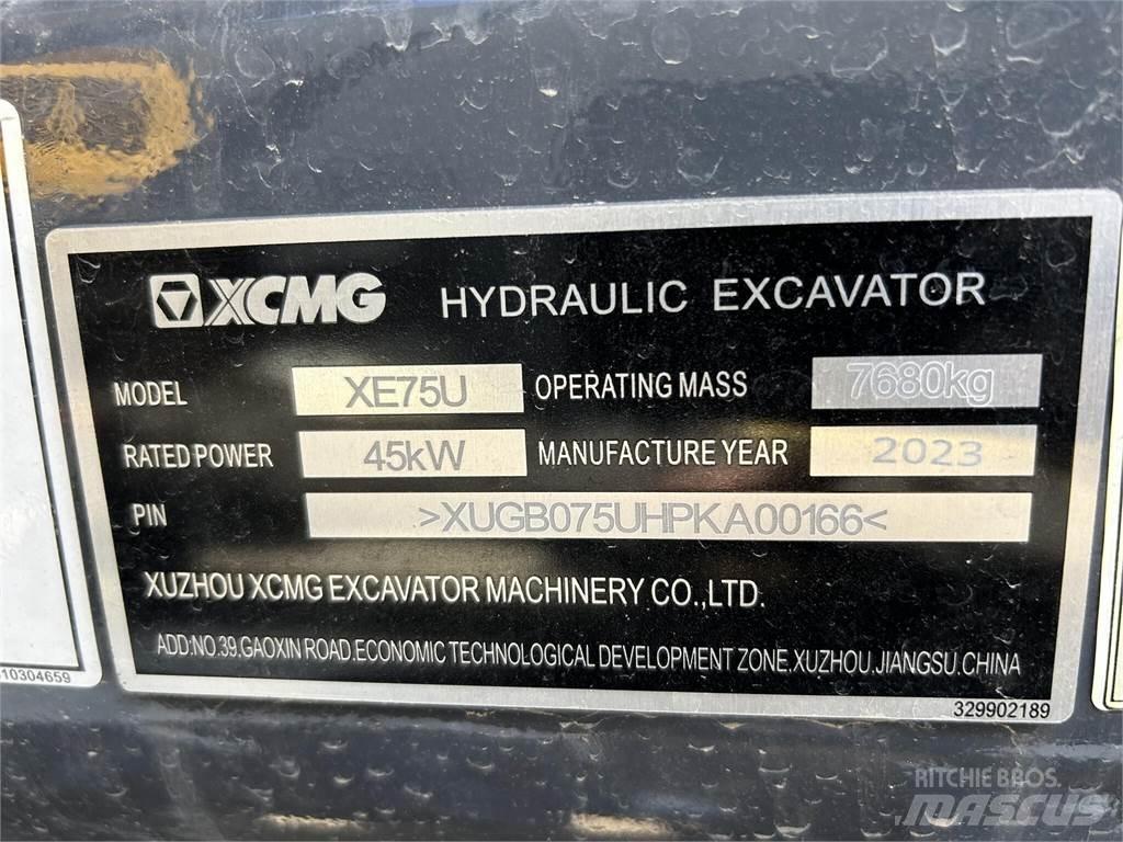 XCMG XE75U Kāpurķēžu ekskavatori