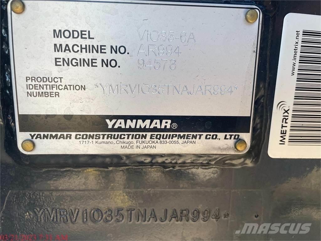 Yanmar VIO35-6A Mini ekskavatori < 7 t