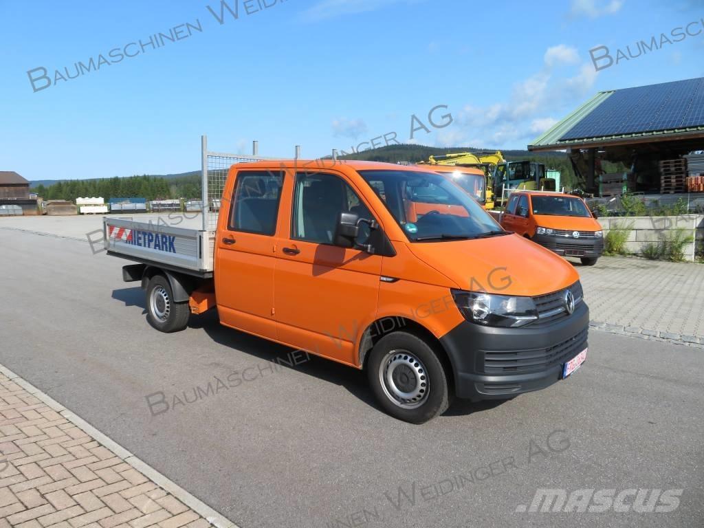 Volkswagen T6 Vieglais kravas automobilis/izkraušana no sāniem
