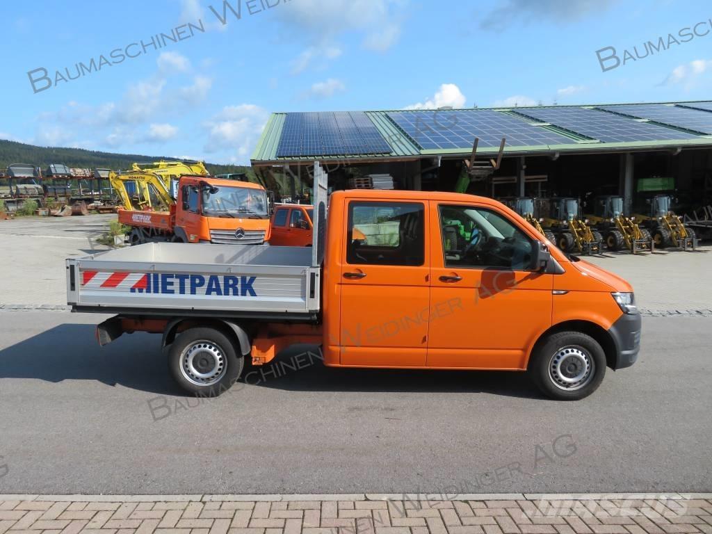 Volkswagen T6 Vieglais kravas automobilis/izkraušana no sāniem