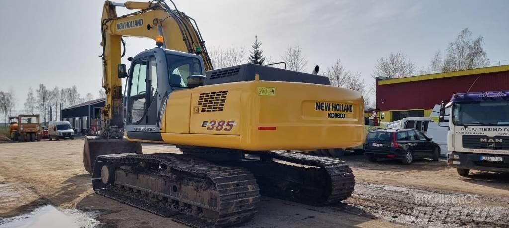 New Holland E 385 Kāpurķēžu ekskavatori