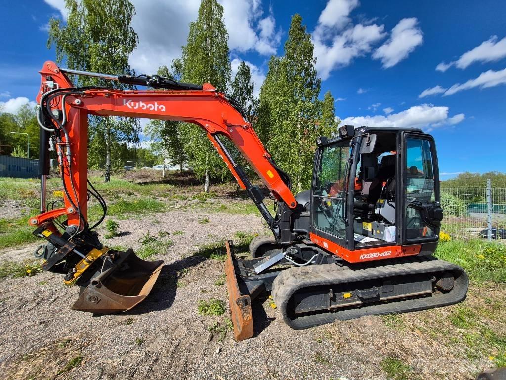 Kubota KX 080-4 Vidēja lieluma ekskavatori 7 t - 12 t
