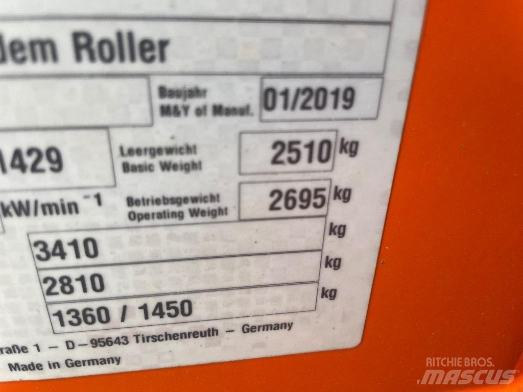 Hamm HD 12 Divvalču grunts veltņi