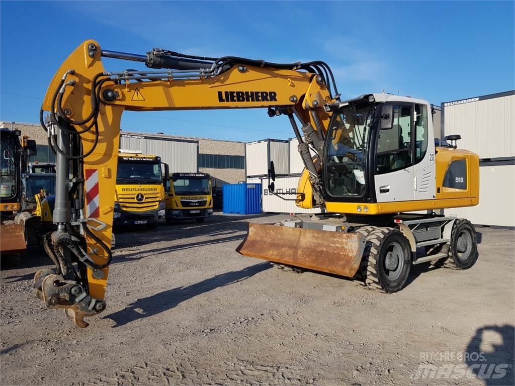 Liebherr A918 Ekskavatori uz riteņiem