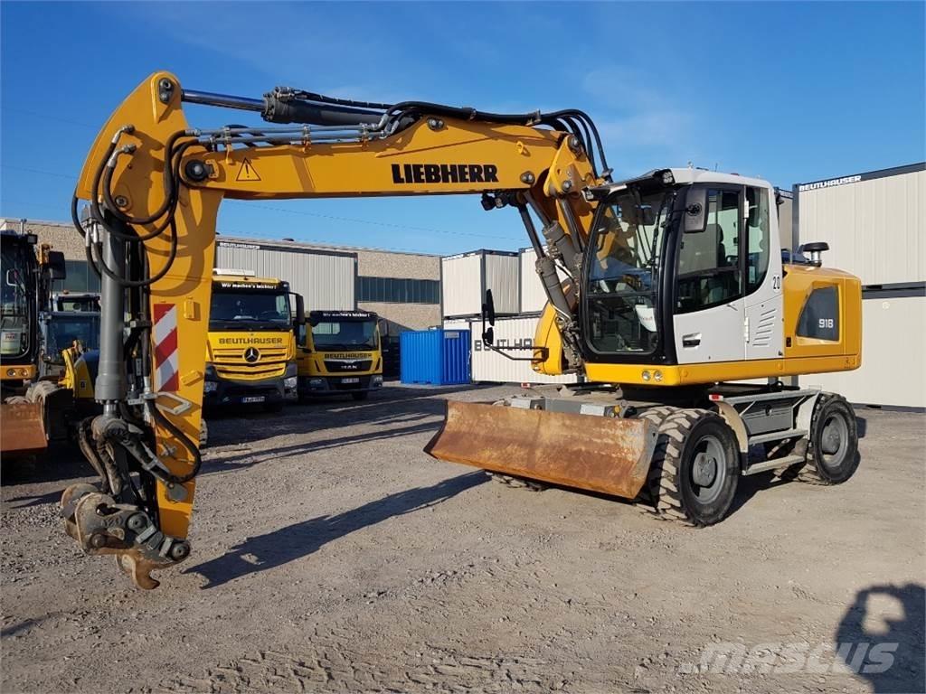 Liebherr A918 Ekskavatori uz riteņiem