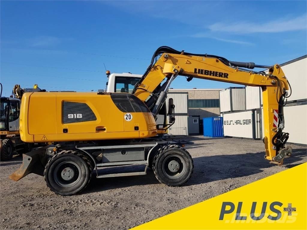 Liebherr A918 Ekskavatori uz riteņiem