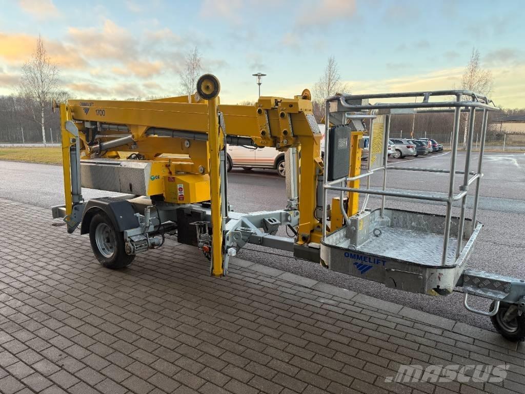 Omme 1700 EXB Pacēlājplatformas - piekabes