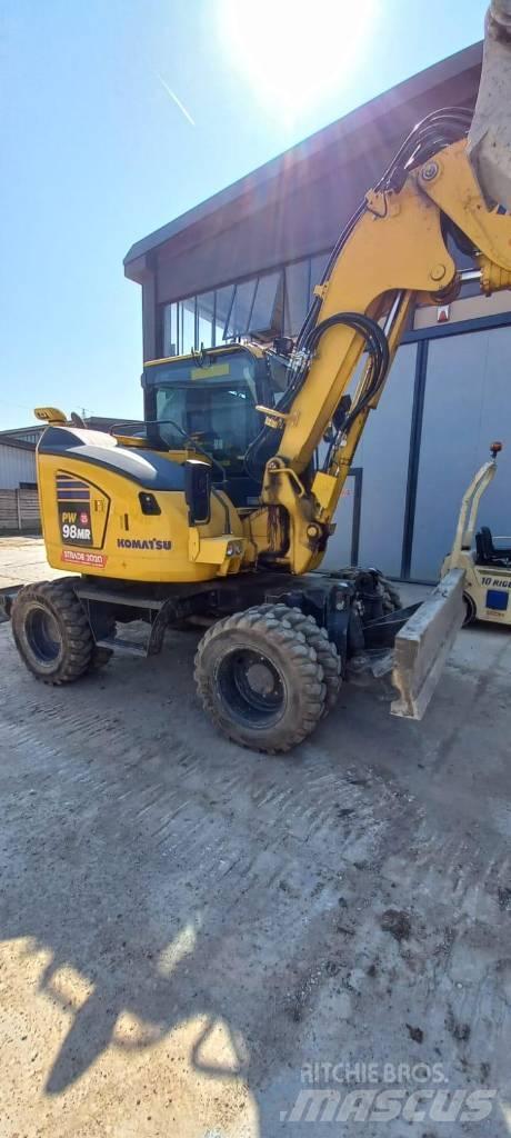 Komatsu PW98 MR-11 Ekskavatori uz riteņiem