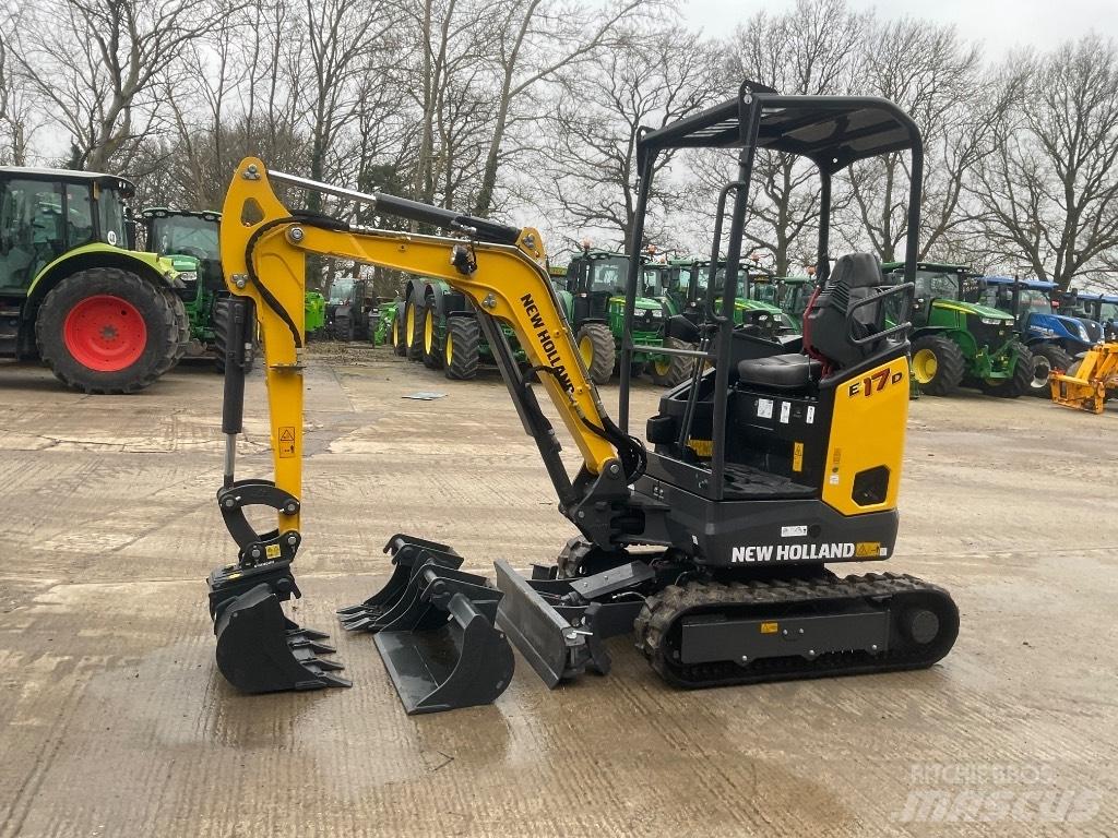 New Holland E 17 D Kāpurķēžu ekskavatori