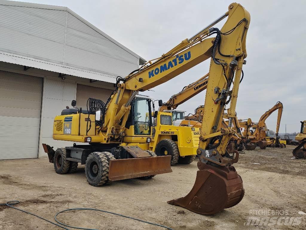 Komatsu PW 180-7EO Ekskavatori uz riteņiem