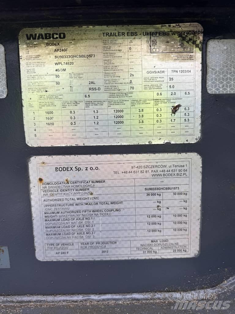 Bodex AP 240 F Kokvedēju piekabes