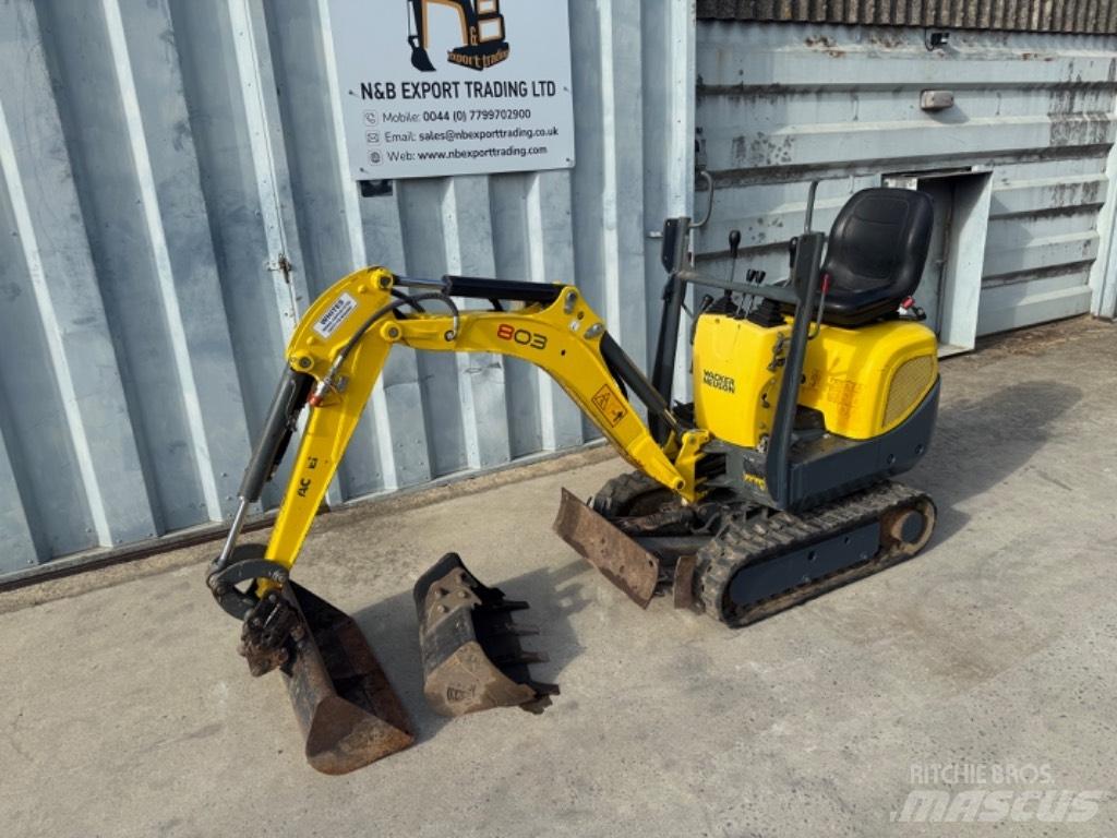 Wacker Neuson 803 Mini ekskavatori < 7 t