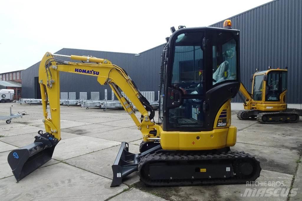 Komatsu PC26MR Kāpurķēžu ekskavatori
