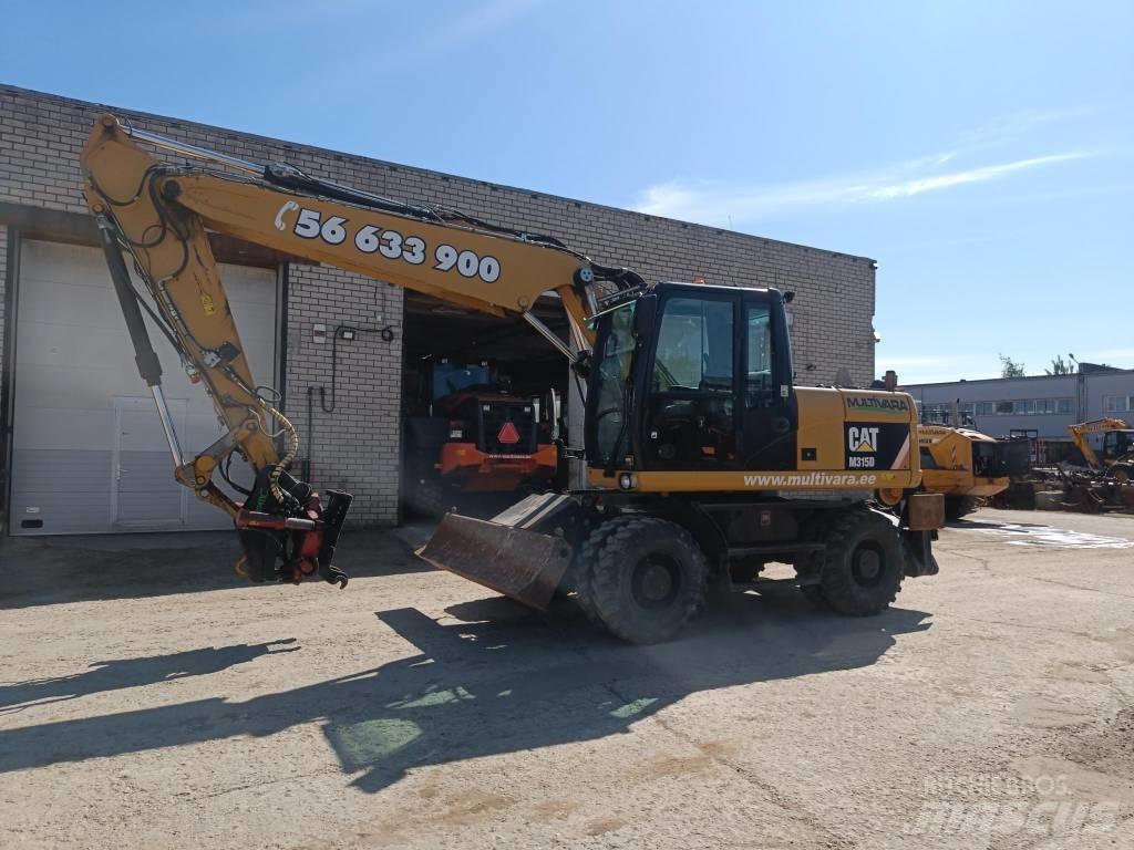 CAT M 315 D Ekskavatori uz riteņiem