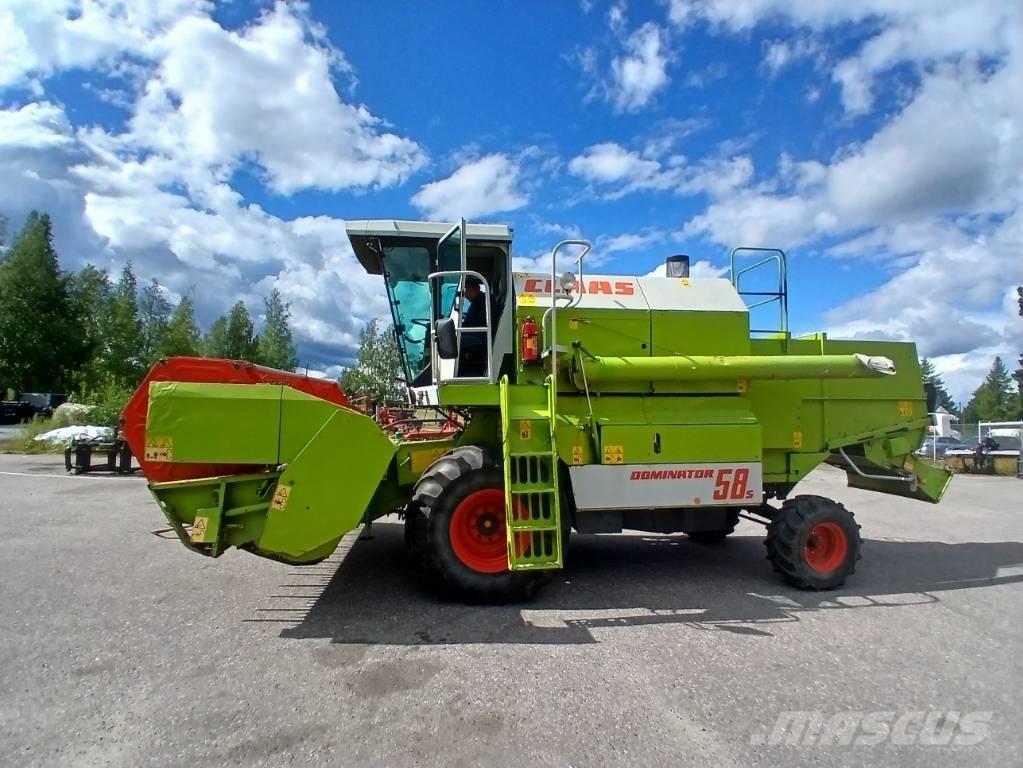CLAAS Dominator 58 S Ražas novākšanas kombaini