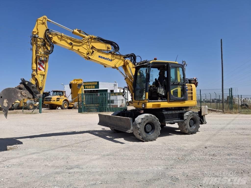 Komatsu PW 148-8 Ekskavatori uz riteņiem