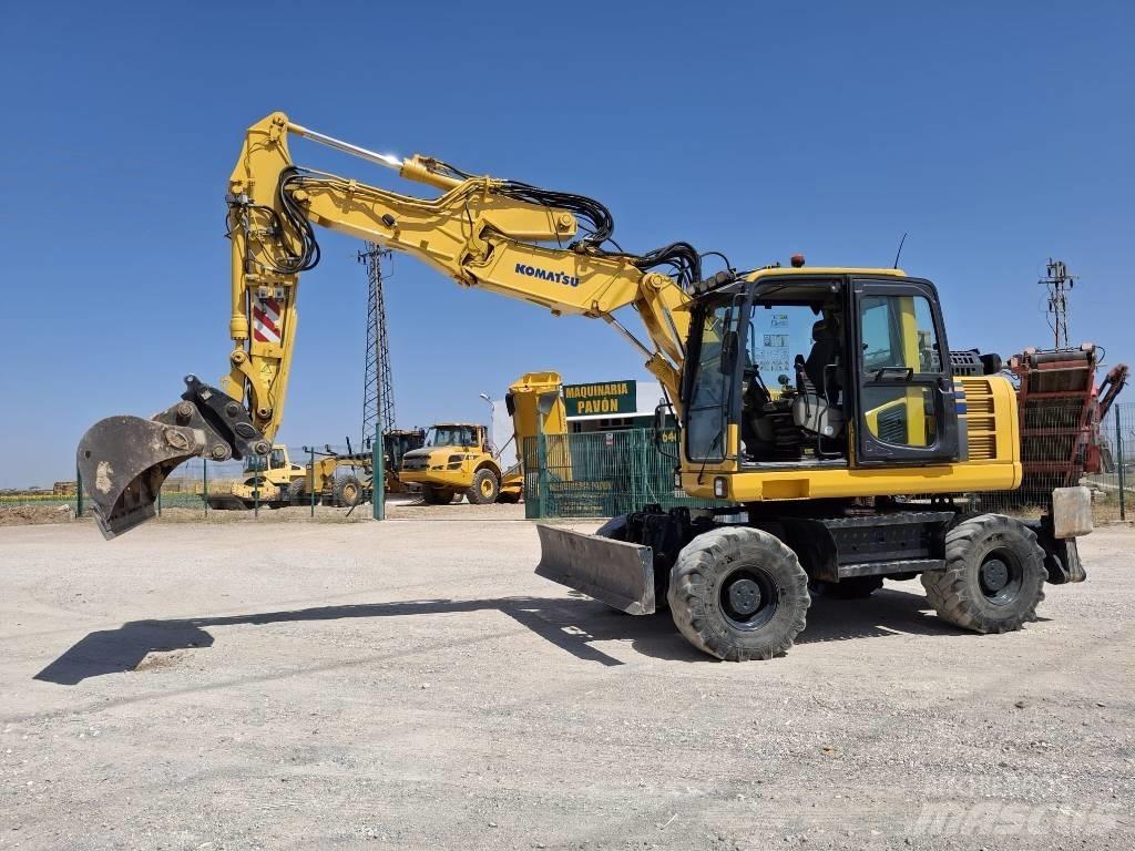 Komatsu PW 148-8 Ekskavatori uz riteņiem