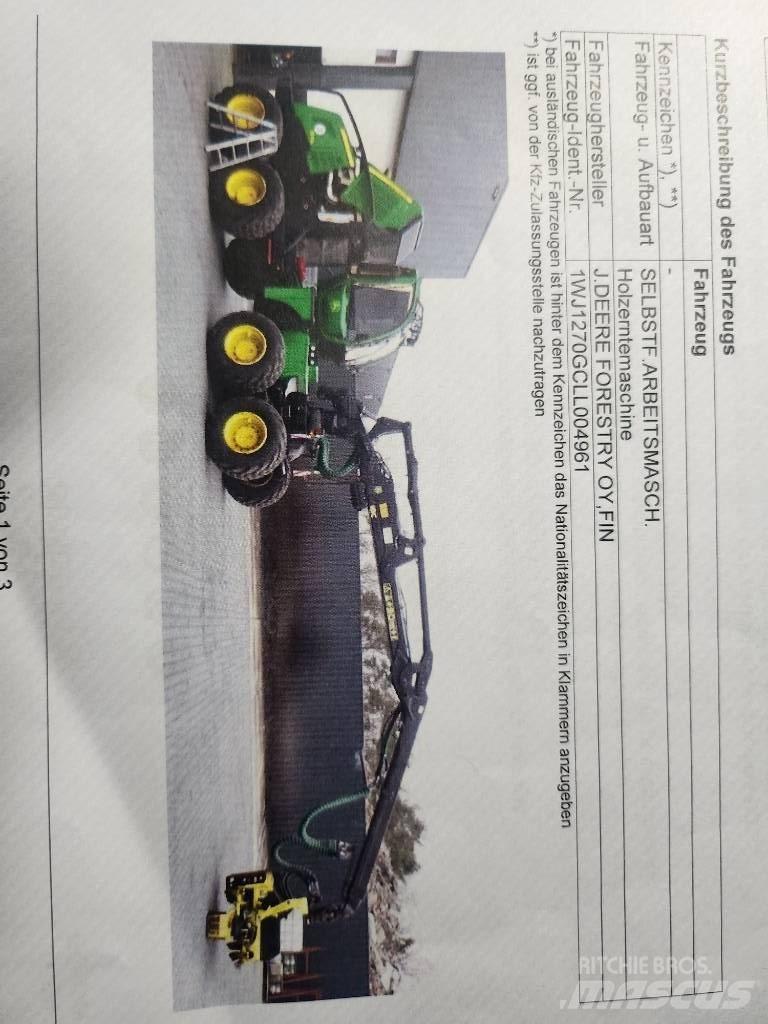 John Deere 1270 G Harvesteri