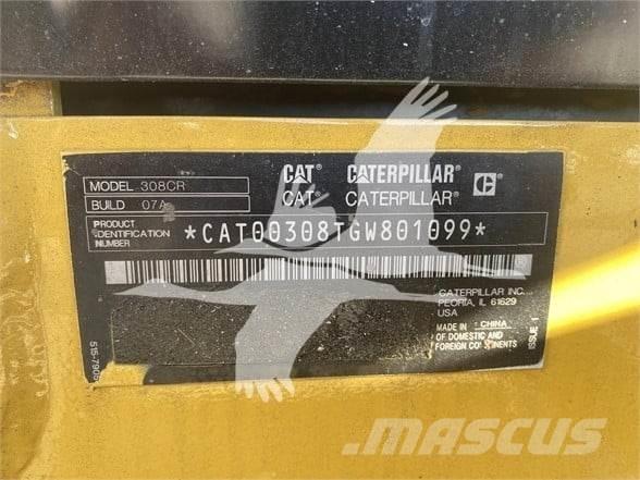 CAT 308 CR Kāpurķēžu ekskavatori