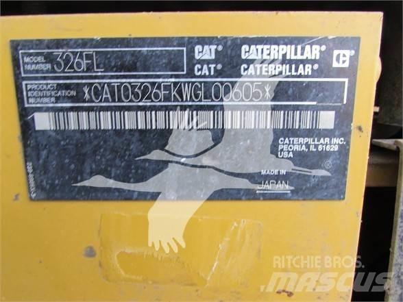 CAT 326FL Kāpurķēžu ekskavatori