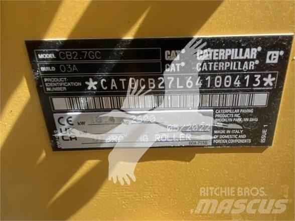 CAT CB2.7 GC Vienvalča grunts veltņi