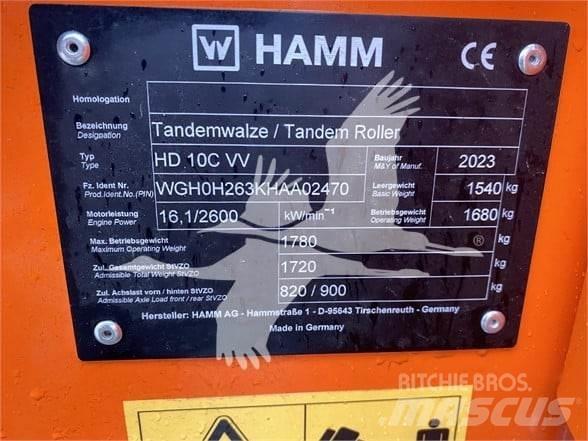 Hamm HD10CVV Vienvalča grunts veltņi