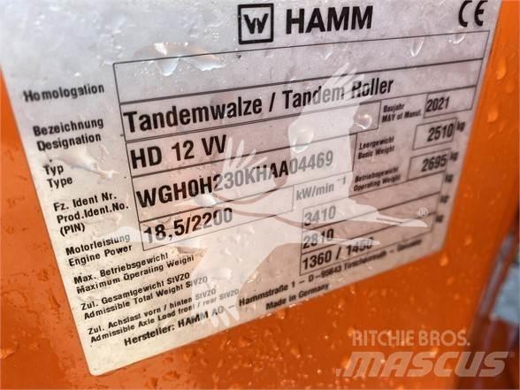 Hamm HD12VV Vienvalča grunts veltņi