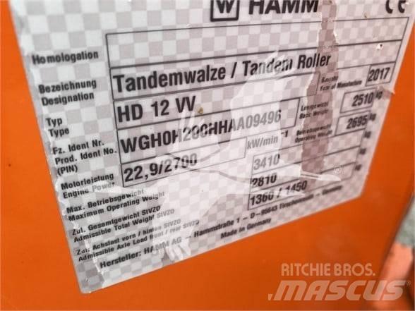 Hamm HD12VV Vienvalča grunts veltņi