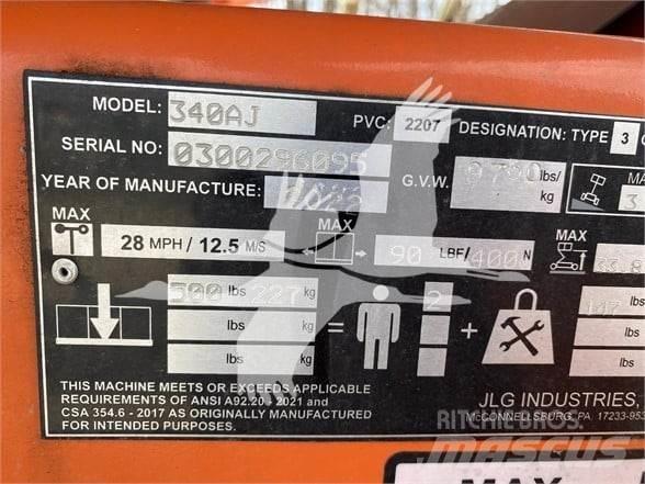 JLG 340AJ Strēles pacēlāji
