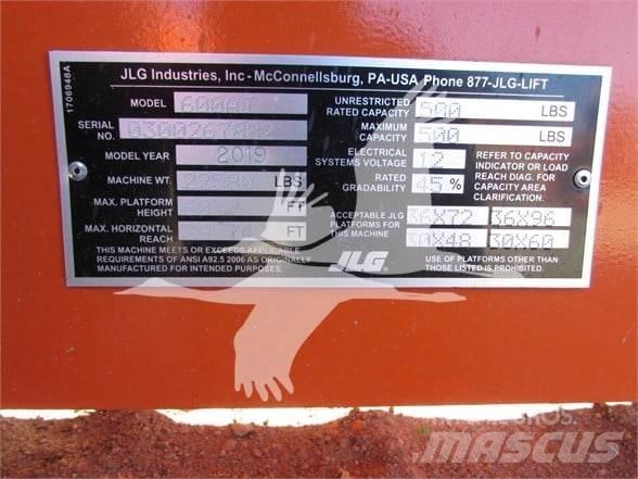 JLG 600AJ Strēles pacēlāji