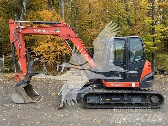 Kubota KX080-4 Kāpurķēžu ekskavatori