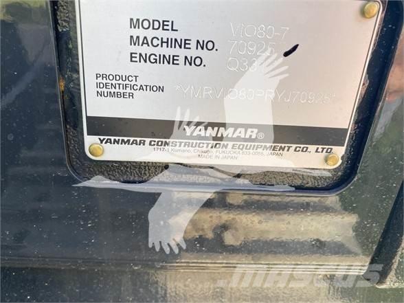 Yanmar VIO80-7 Kāpurķēžu ekskavatori