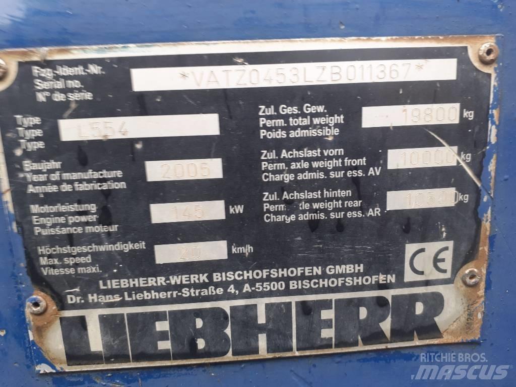 Liebherr L 554 Iekrāvēji uz riteņiem