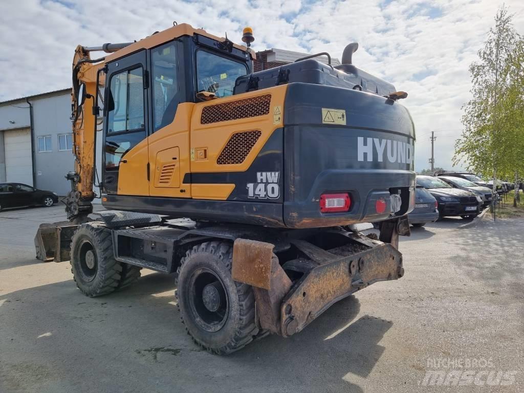 Hyundai HW 140 Ekskavatori uz riteņiem